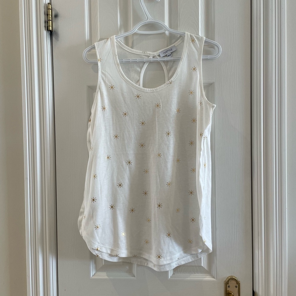 Golden sun tank top